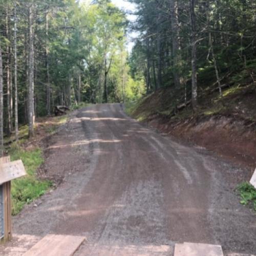 Mill Creek Nature Park trail entrance
