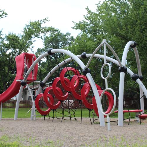 A playpark located by the Riverview Lions pool