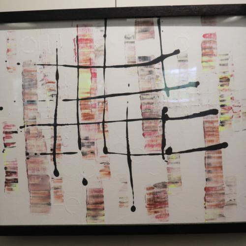 Acrylic on canvas design artwork