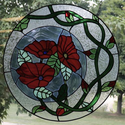 Stained glass art piece