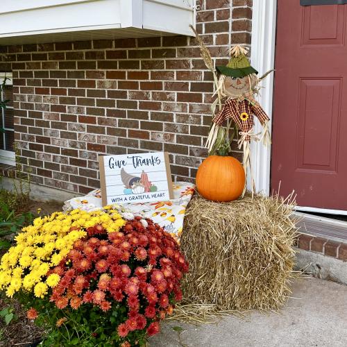 pumpkin display