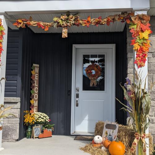 Pumpkin display