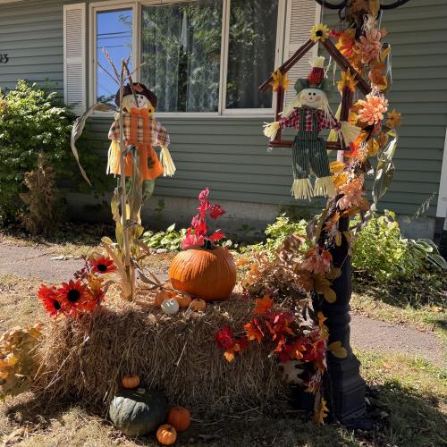 pumpkin display