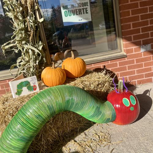 pumpkin display