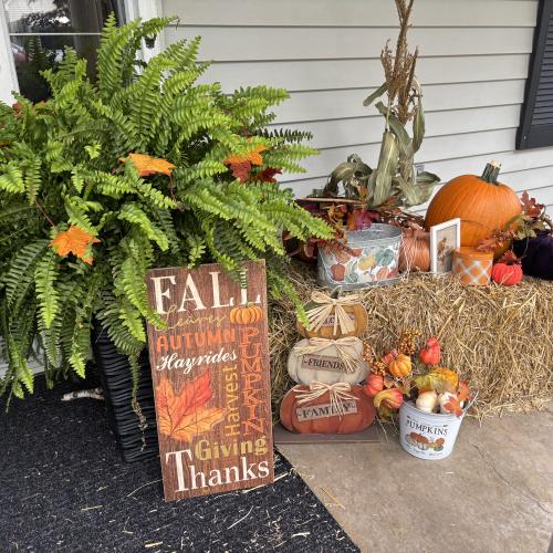 pumpkin display