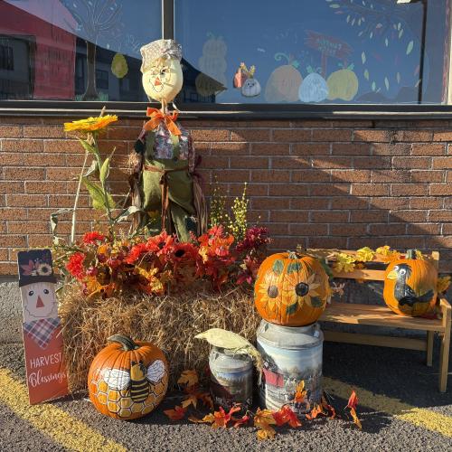 pumpkin display