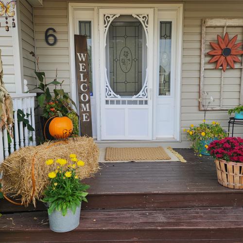 pumpkin display