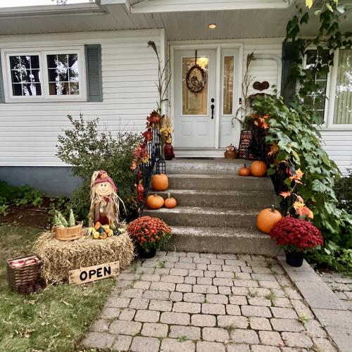 pumpkin display