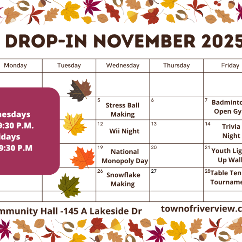 November drop in calendar