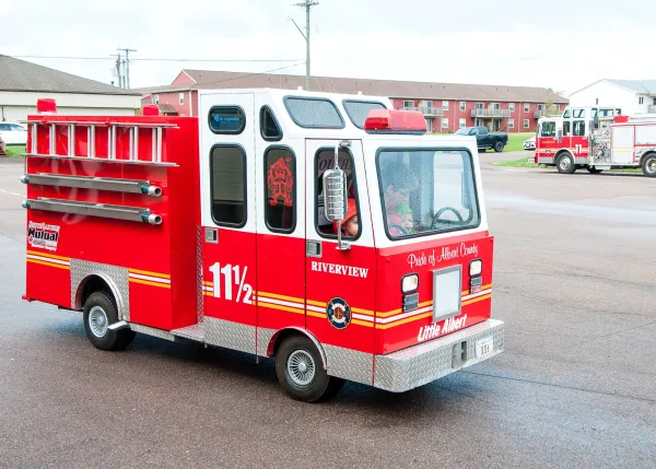 A photo of Riverview Fire & Rescue's "Little Albert" fire truck