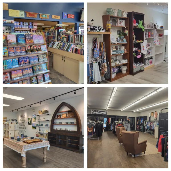 thrifts and gifts collage