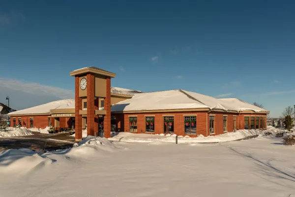 Riverview Town Hall in winter