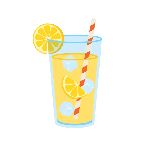 glass of lemonade