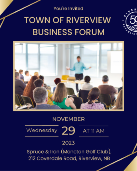 Invitation to Riverview Business Forum