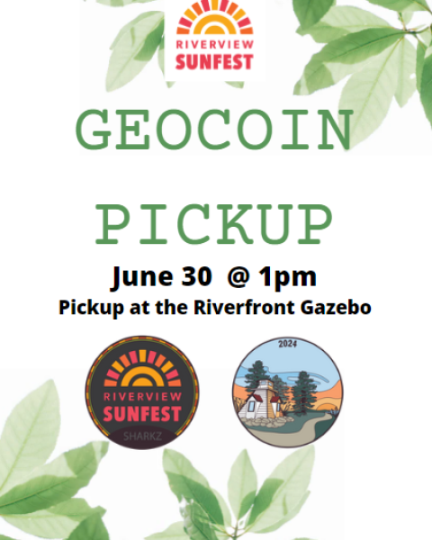 SUNFEST Event Geocoin Pickup