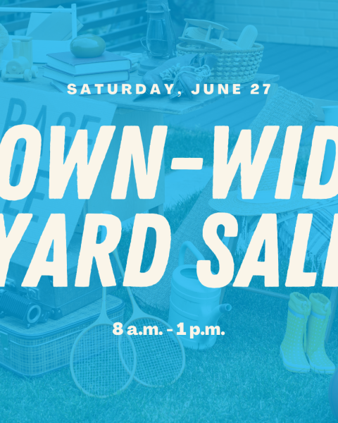 Town Wide Yard Sale- June 27