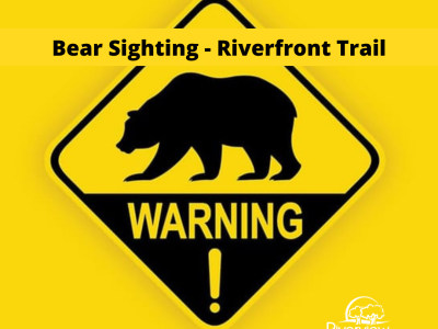 Bear Sighting warning sign
